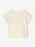 Girl's short-sleeved T-shirt ecru 