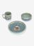 Porcelain meal gift set for kids green+lilac 