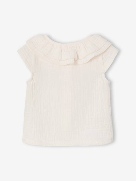 Baby girl's blouse ecru 