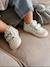 Touch-Fastening Trainers in Canvas for Baby Girls crystal blue+GREEN LIGHT ALL OVER PRINTED+printed pink+printed violet+set pink+White 