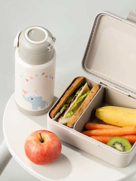Insulated water bottle 340ml DONE BY DEER green+sandy beige 