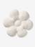 BouclÃ© flower decorative cushion for children ecru 