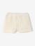 Crochet top and shorts set for baby girls ecru 