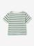 Organic cotton baby t-shirt blue+emerald green 