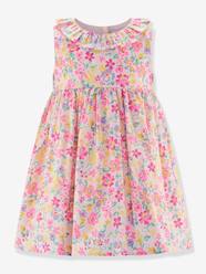 -Floral dress with frilled collar by Happy Girls for girl