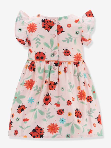 Happy Girls festive dress with ladybirds for girl multicoloured 