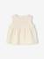 Crochet top and shorts set for baby girls ecru 