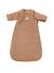 Winter baby sleep bag with detachable sleeves caramel 