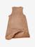 Winter baby sleep bag with detachable sleeves caramel 