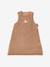 Winter baby sleep bag with detachable sleeves caramel 