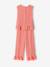 Set of blouse and frilled trousers coral 