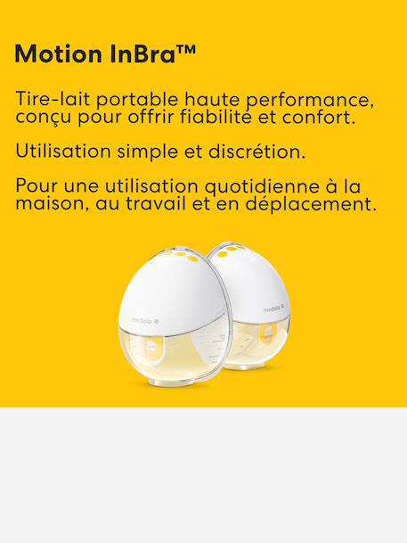 MEDELA Motion InBra double electric breast pump transparent 