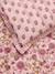 Cotton floor mat for kids printed pink 