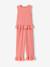 Set of blouse and frilled trousers coral 