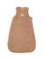 Winter baby sleep bag with detachable sleeves caramel 