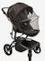 3-in-1 pushchair blanket black 