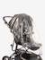 3-in-1 pushchair blanket black 