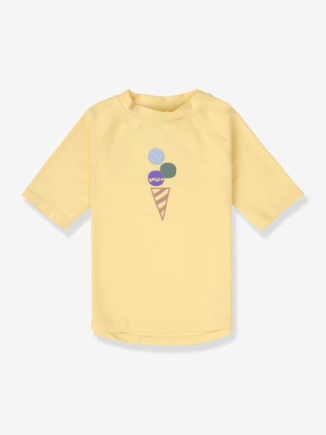 Short-sleeved UV-protective T-shirt yellow 