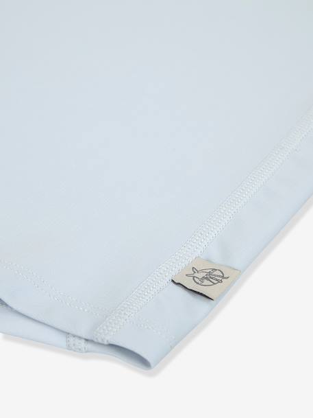 UV-protective long-sleeved swimsuit for baby blue 