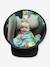 Round car mirror black 