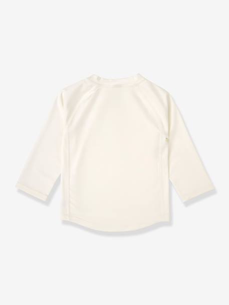 Long-sleeved UV-protection T-shirt for baby white 