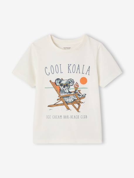 Fun Animal T-Shirt for Boys green+vanilla 