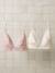 Pack of 2 triangle nursing bras rosy 