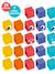 Magnetic cubes 28 pieces multicoloured 
