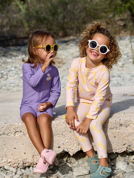 UV-protection long-sleeved T-shirt for baby by LÄSSIG rose 