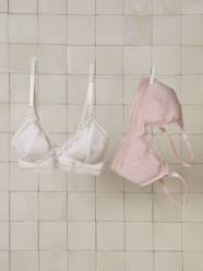 Maternity-2 Wireless Nursing Bras in Organic Cotton