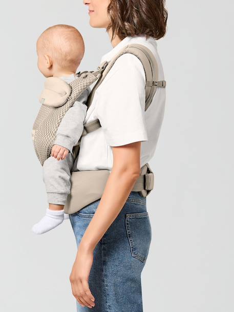 AMYA adjustable ergonomic baby carrier beige+black 