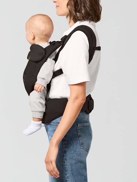 AMYA adjustable ergonomic baby carrier beige+black 