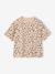 Short-sleeved printed T-shirt for girls anthracite+beige+pale yellow+sandy beige 
