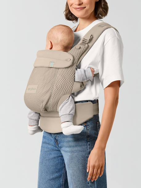 AMYA adjustable ergonomic baby carrier beige+black 