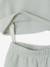 Pack of 2 practical girls' pyjama shorts sage green 