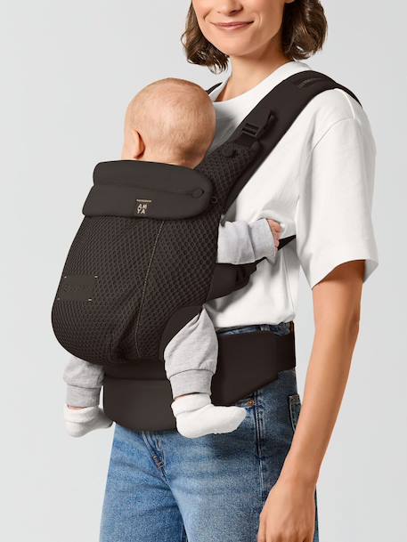 AMYA adjustable ergonomic baby carrier beige+black 