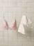 Pack of 2 triangle nursing bras rosy 