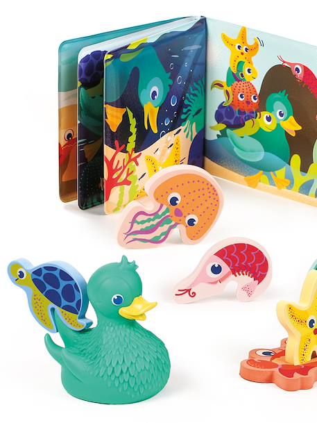 Lucky Duck bath set multicoloured 