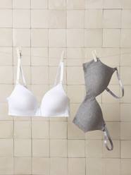 Maternity-Lingerie-Bras-Pack of 2 organic cotton nursing bras 