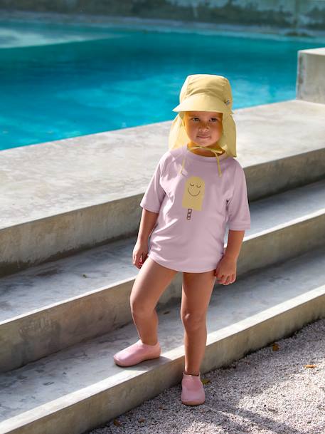 Short-sleeved UV-protective T-shirt rose 