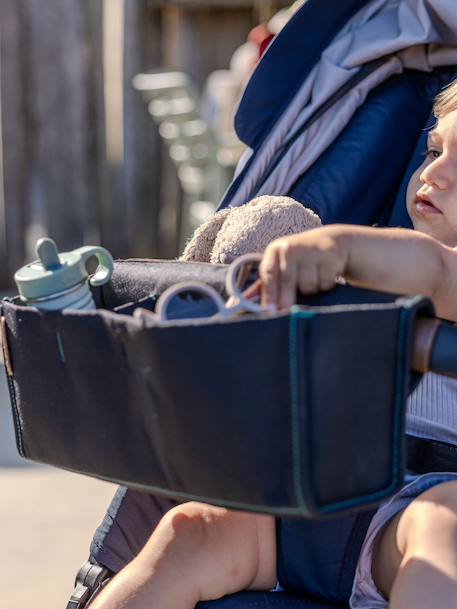 2-in-1 pushchair organiser black 