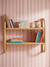 Rattan sun shelf 2 levels wood 