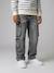 Loose fit denim battle trousers for boys bleached denim+denim grey 