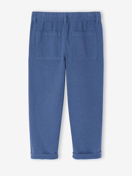Lightweight medium trouser for boys blue 