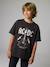 ACDC short-sleeved rock t-shirt for boys anthracite 