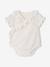 Baby girls' short-sleeved bodysuit ecru 