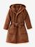 Dinosaur Bathrobe for Babies Blue+camel 
