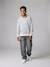 Loose fit denim battle trousers for boys bleached denim+denim grey 