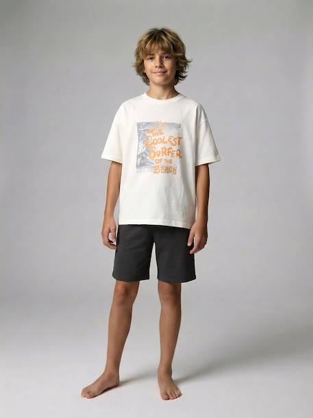 Pack of 2 short surf pyjamas anthracite 