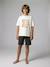 Pack of 2 short surf pyjamas anthracite 